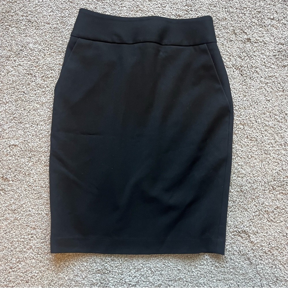 Express Classic Black Pencil Skirt